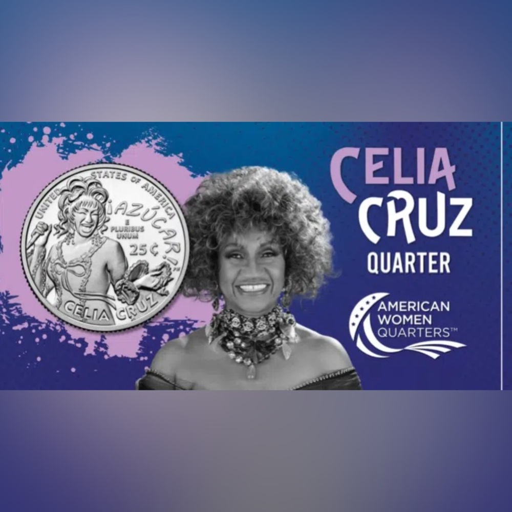 Azúcar! CELIA CRUZ LIMITED EDITION US MINT QUARTER! Gorgeous!!